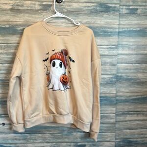 Sweatshirt sized medium Halloween ghost